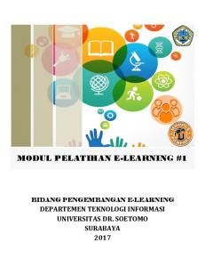 MODUL PELATIHAN E-LEARNING #1