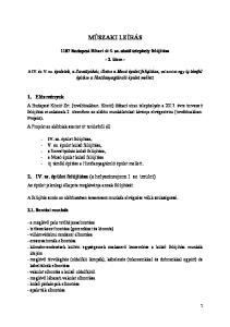 MŰSZAKI LEÍRÁS Budapest Bihari út 4. sz. alatti telephely felújítása - 2. ütem -