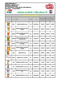 NABÍDKA BALÓNKŮ A PŘÍSLUŠENSTVÍ LATEXOVÉ BALÓNKY