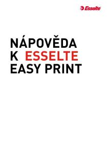 Nápověda k ESSELTE EaSY print