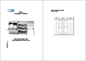 Návod k instalaci a obsluze. Návod k instalaci a obsluze. Mycí stroje nádobí a skla ada Classeq Eco, Hydro a Duo. Bezpe nostní pokyny