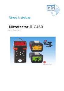 Návod k obsluze. Microtector II G to 7-Detektor plynu