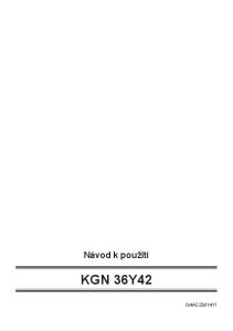 Návod k použití KGN 36Y42