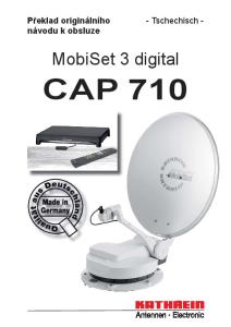 návodu k obsluze MobiSet 3 digital CAP 710