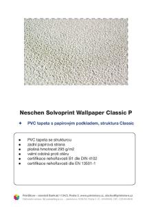 Neschen Solvoprint Wallpaper Classic P