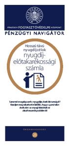 nyugdíjelőtakarékossági számla