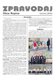 Obce Ropice èerven 2016