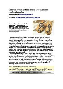 Odlévání bronzu ve Skandinávii doby vikinské a raného středověku
