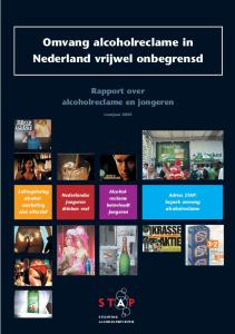 Omvang alcoholreclame in Nederland vrijwel onbegrensd