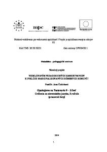 Opakujeme na Testovanie 9 3.časť Cvičenia zo slovenského jazyka, 9.ročník (pracovné listy)