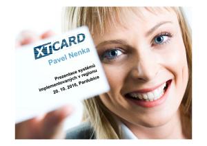 Představení společnosti XT-Card