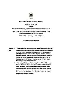 PERATURAN PEMERINTAH REPUBLIK INDONESIA NOMOR 41 TAHUN 2003 TENTANG PELIMPAHAN KEDUDUKAN, TUGAS DAN KEWENANGAN MENTERI KEUANGAN