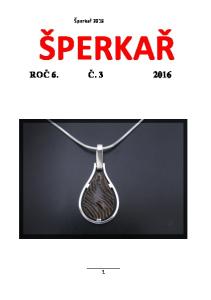 ŠPERKAŘ ROČ 6. Č