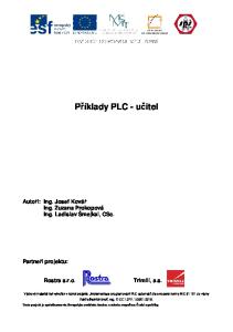 Příklady PLC - učitel