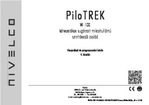 PiloTREK W-100 kétvezetékes sugárzott mikrohullámú szinttávadó család