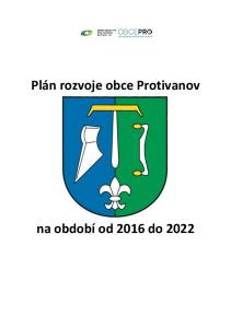 Plán rozvoje obce Protivanov