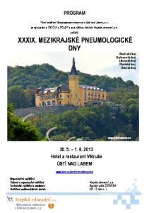 Plicní oddělení Masarykovy nemocnice v Ústí nad Labem, o.z. ve spolupráci s OS ČLK a POUZP a pod záštitou ředitele Krajské zdravotní, a.s