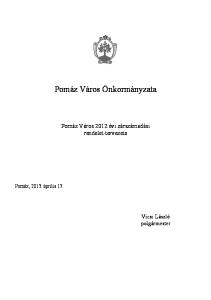 Pomáz Város Önkormányzata