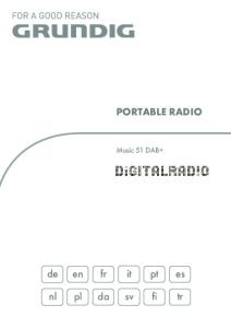 PORTABLE RADIO. Music 51 DAB+