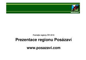 Prezentace regionu Posázaví