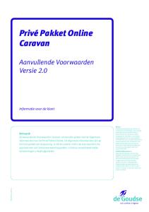 Privé Pakket Online Caravan