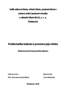 Problematika hubnutí a prevence jojo-efektu