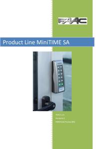 Product Line MiniTIME SA