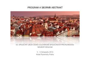 PROGRAM A SBORNÍK ABSTRAKT