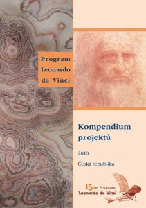 Program Leonardo da Vinci Kompendium projektů