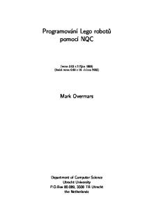 Programování Lego robotů