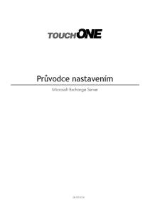 Průvodce nastavením. Microsoft Exchange Server