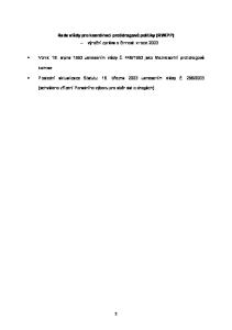 Rada vlády pro koordinaci protidrogové politiky (RVKPP) výroční zpráva o činnosti v roce 2003