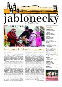 RADNIČNÍ ZPRAVODAJ PRO OBČANY JABLONCE NAD NISOU. jablonecký BŘEZEN měsíčník