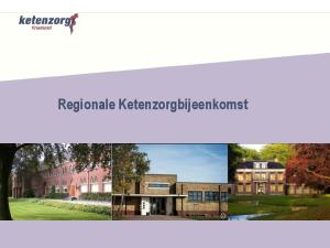 Regionale Ketenzorgbijeenkomst