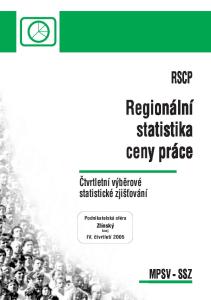 Regionální statistika ceny práce