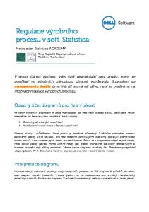 Regulace výrobního procesu v soft. Statistica