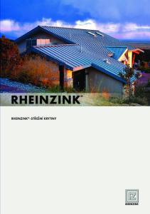 RHEINZINK -STŘEŠNÍ KRYTINY