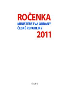 Ročenka. Ministerstva obrany České republiky. Praha 2012