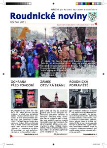 Roudnické noviny březen 2013