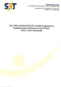 SAVARIA REHAB-TEAM szociflis Szolgfltat6 6s