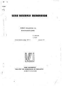 SERIE RESEARCH memormldii