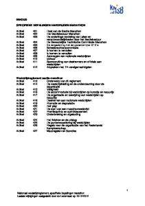 SPECIFIEKE BEPALINGEN HARDRIJDEN MARATHON. Reglement Bestuur en Organisatie van de Sectie Marathon. Artikel 401. Doel van de Sectie Marathon