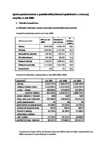 Správa predstavenstva o podnikateľskej činnosti spoločnosti a o stave jej majetku za rok 2009