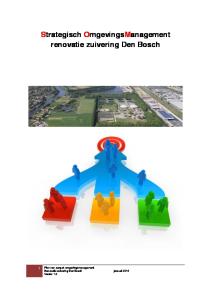 Strategisch OmgevingsManagement renovatie zuivering Den Bosch