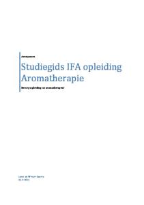 Studiegids IFA opleiding Aromatherapie