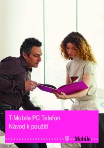 T-Mobile PC Telefon Návod k použití