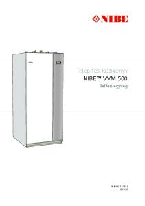Telepítési kézikönyv NIBE VVM 500