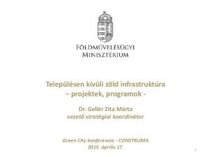 Településen kívüli zöld infrastruktúra projektek, programok -