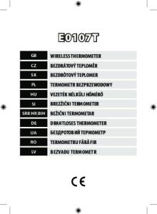 TERMOMETR BEZPRZEWODOWY