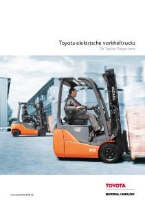 Toyota elektrische vorkheftrucks